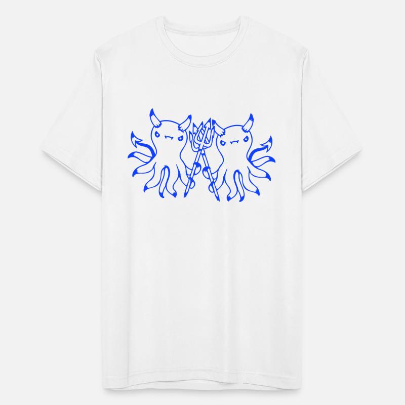 2 octopus devil hell team friends satan evil sweet