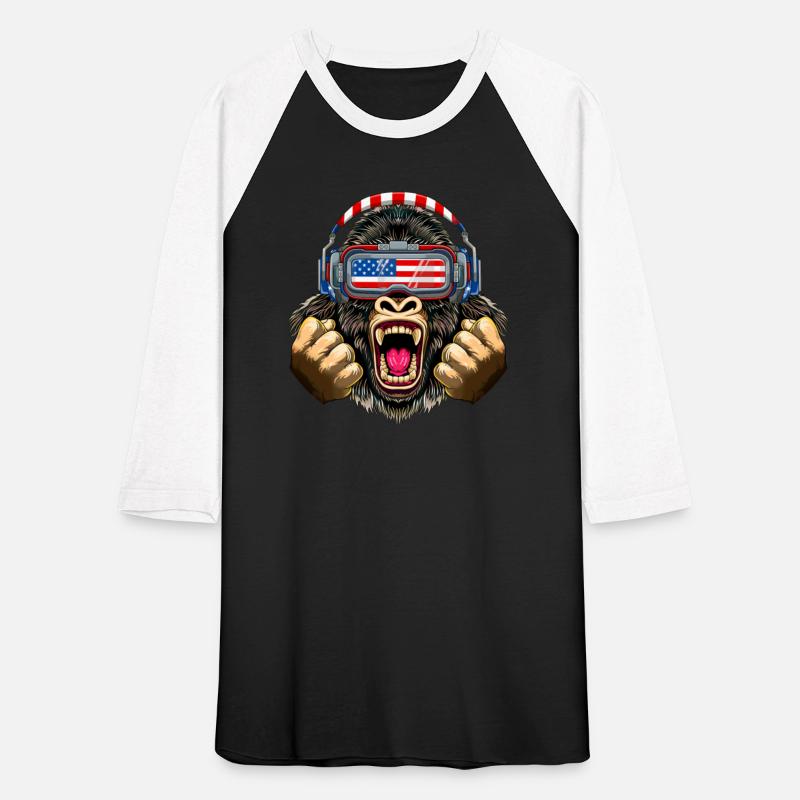 4th Of July Gorilla USA American Flag Patriotic