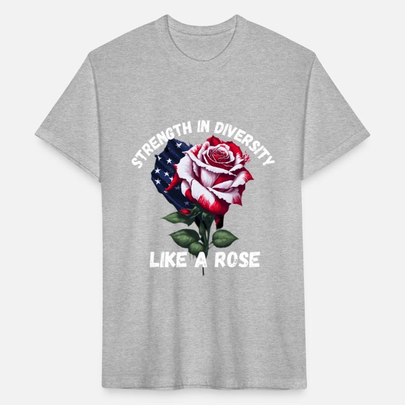 4th of july Patriotic rose