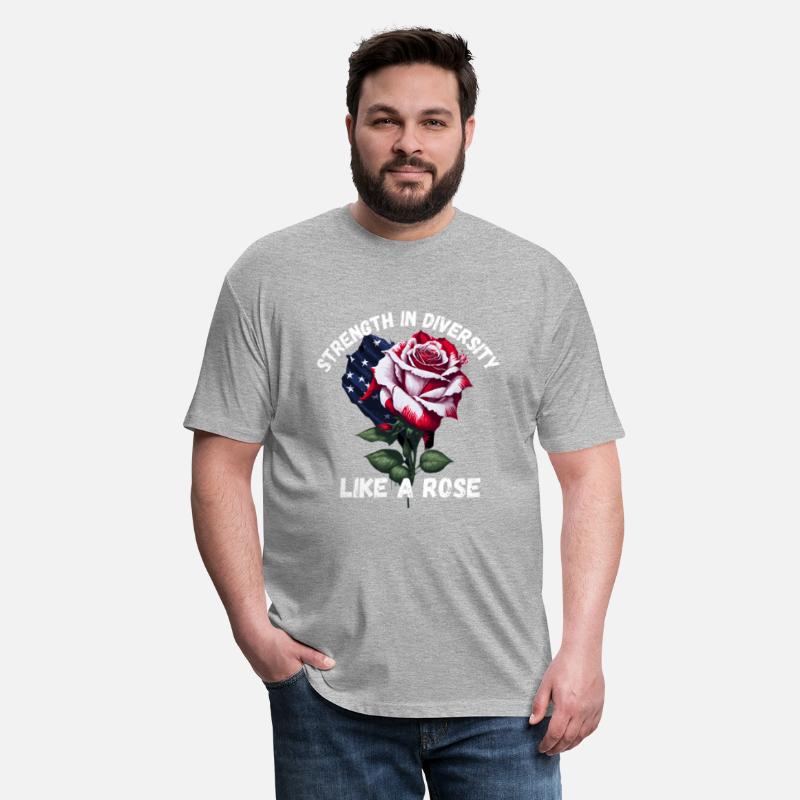 4th of july Patriotic rose