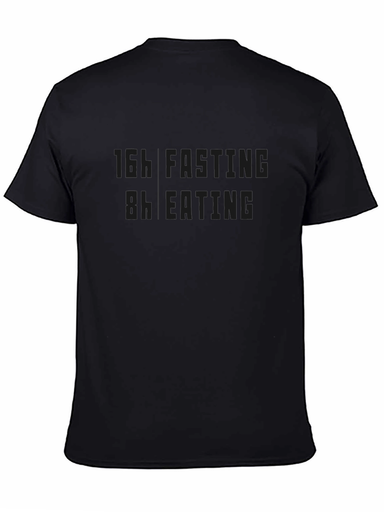 16h Fasting 8h Eating Black T-Shirt
