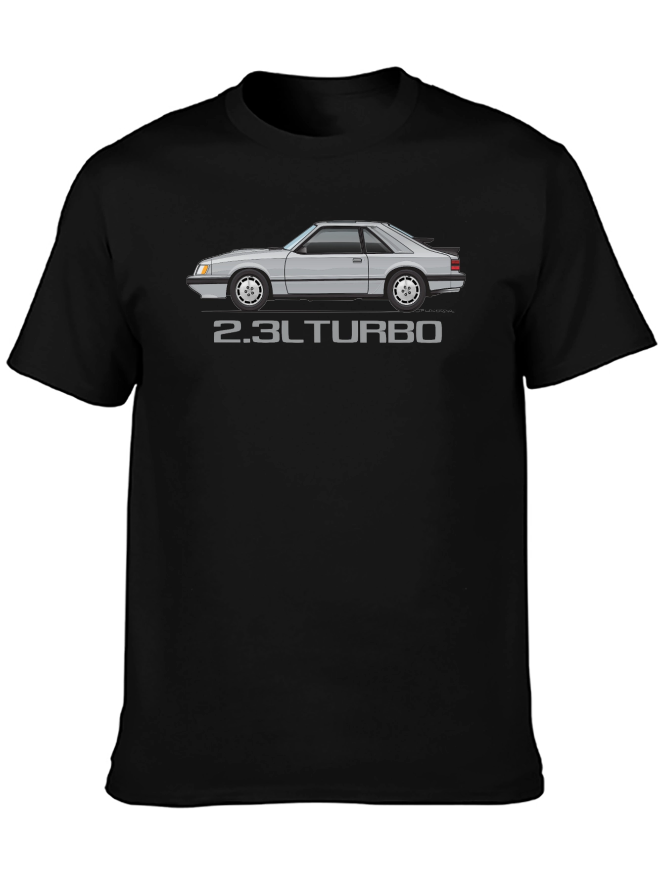 2.3L Turbo T-Shirt - Classic Car Graphic Tee