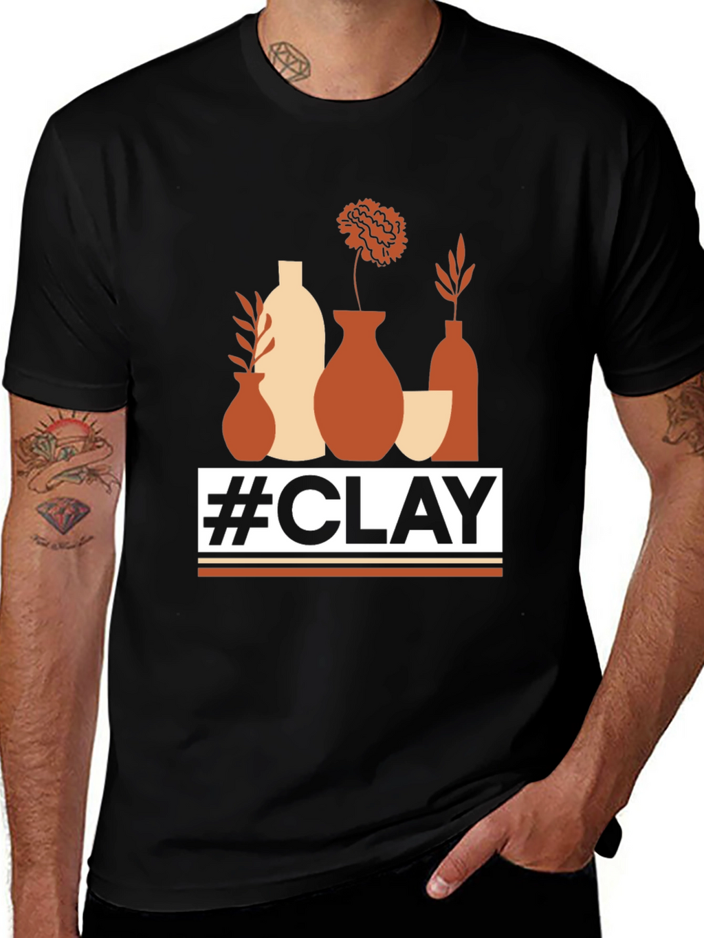#Clay Graphic Tee - Pottery Lover T-Shirt