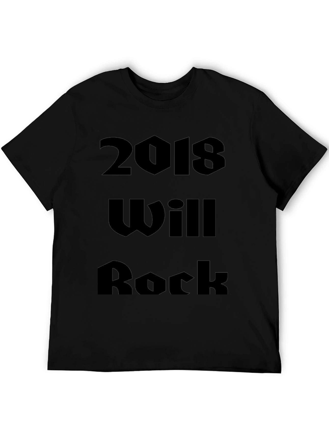 2018 Will Rock Graphic T-Shirt - Black
