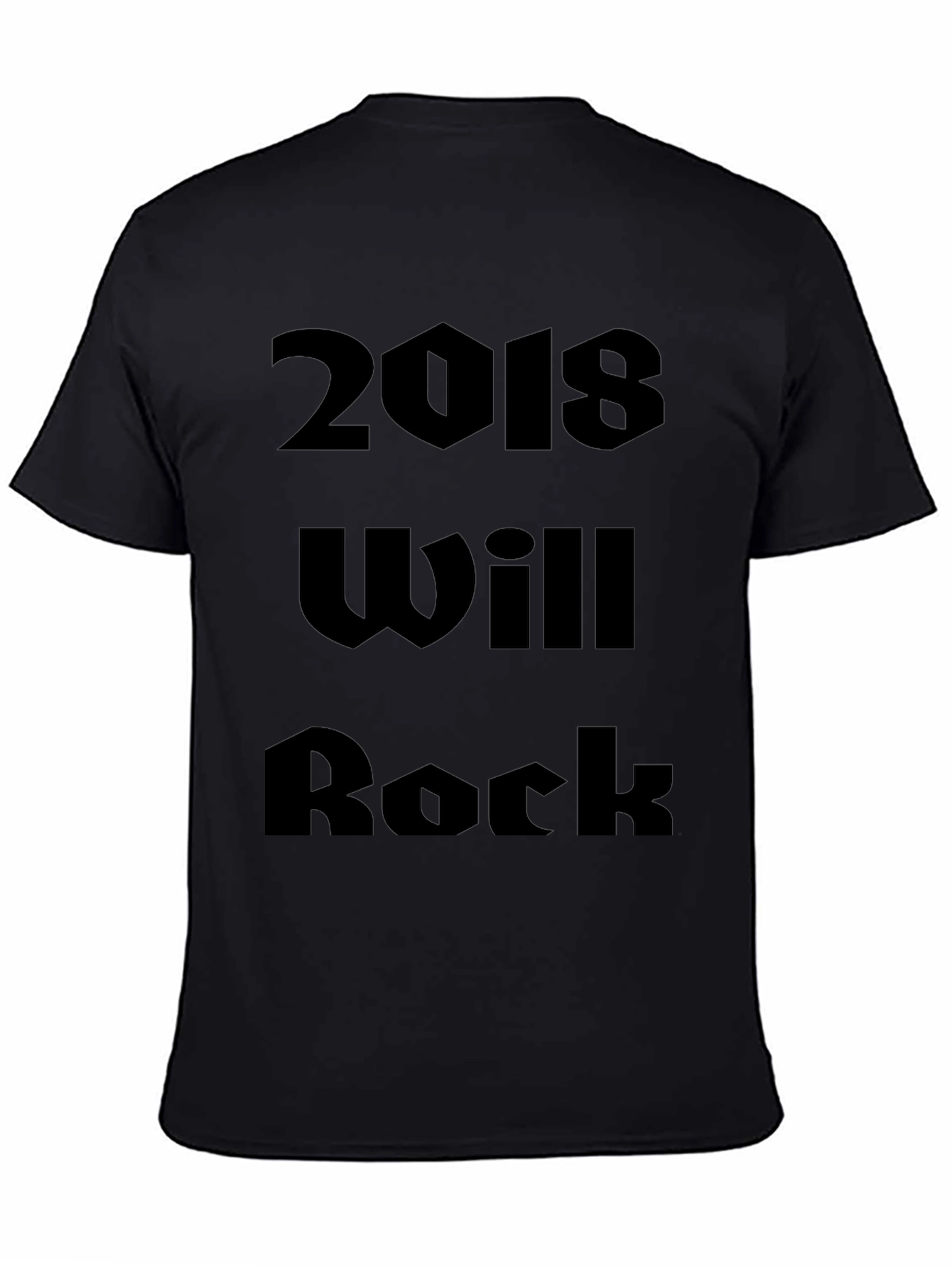 2018 Will Rock Graphic T-Shirt - Black
