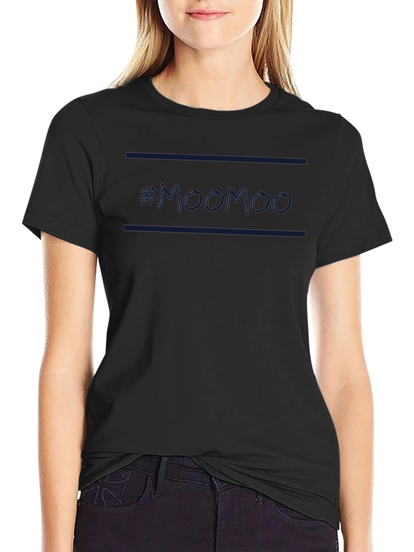 #MooMoo Graphic T-Shirt - Stylish Casual Wear for Comfort