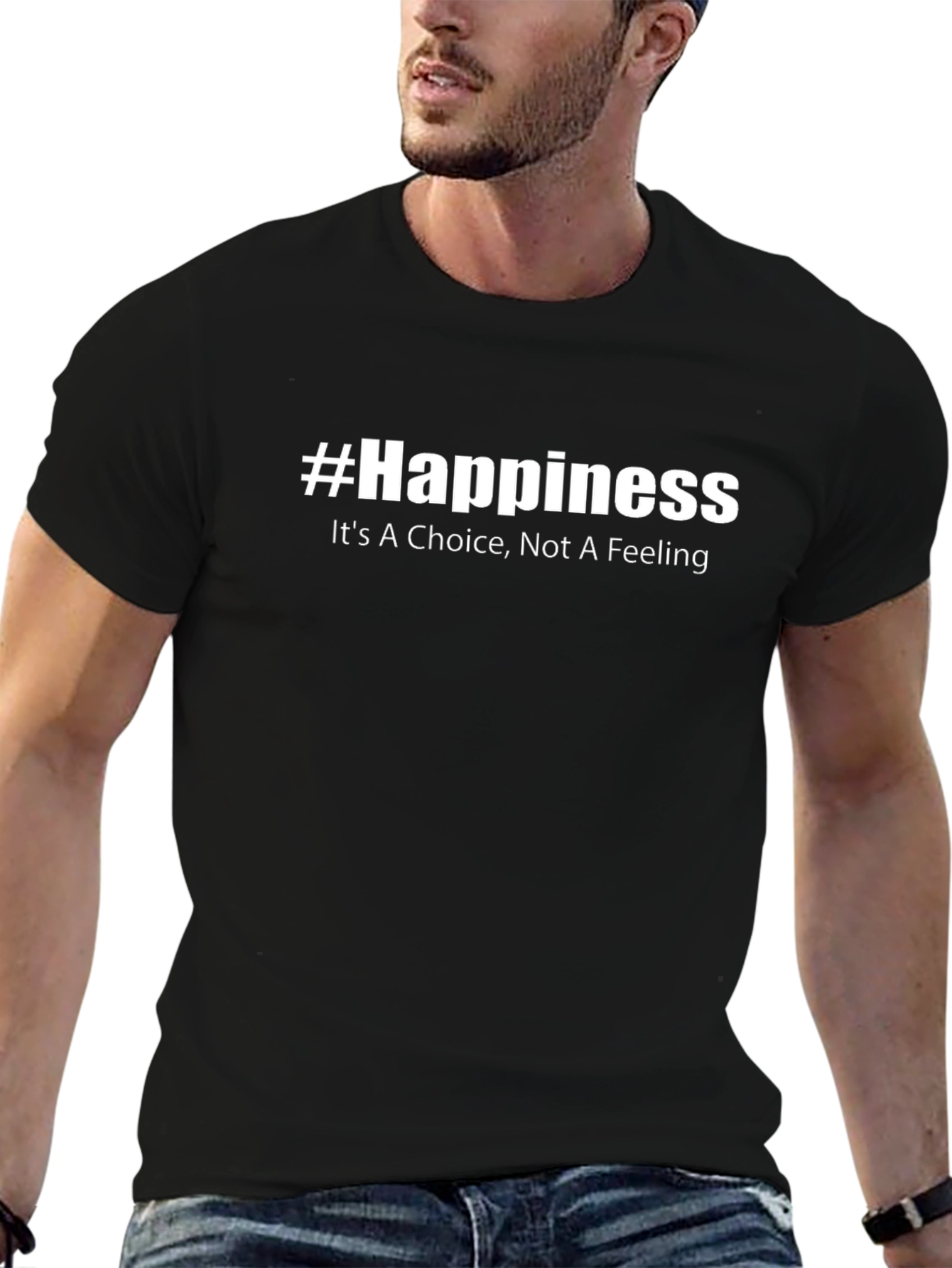 #Happiness Graphic Tee - Choice Not Feeling