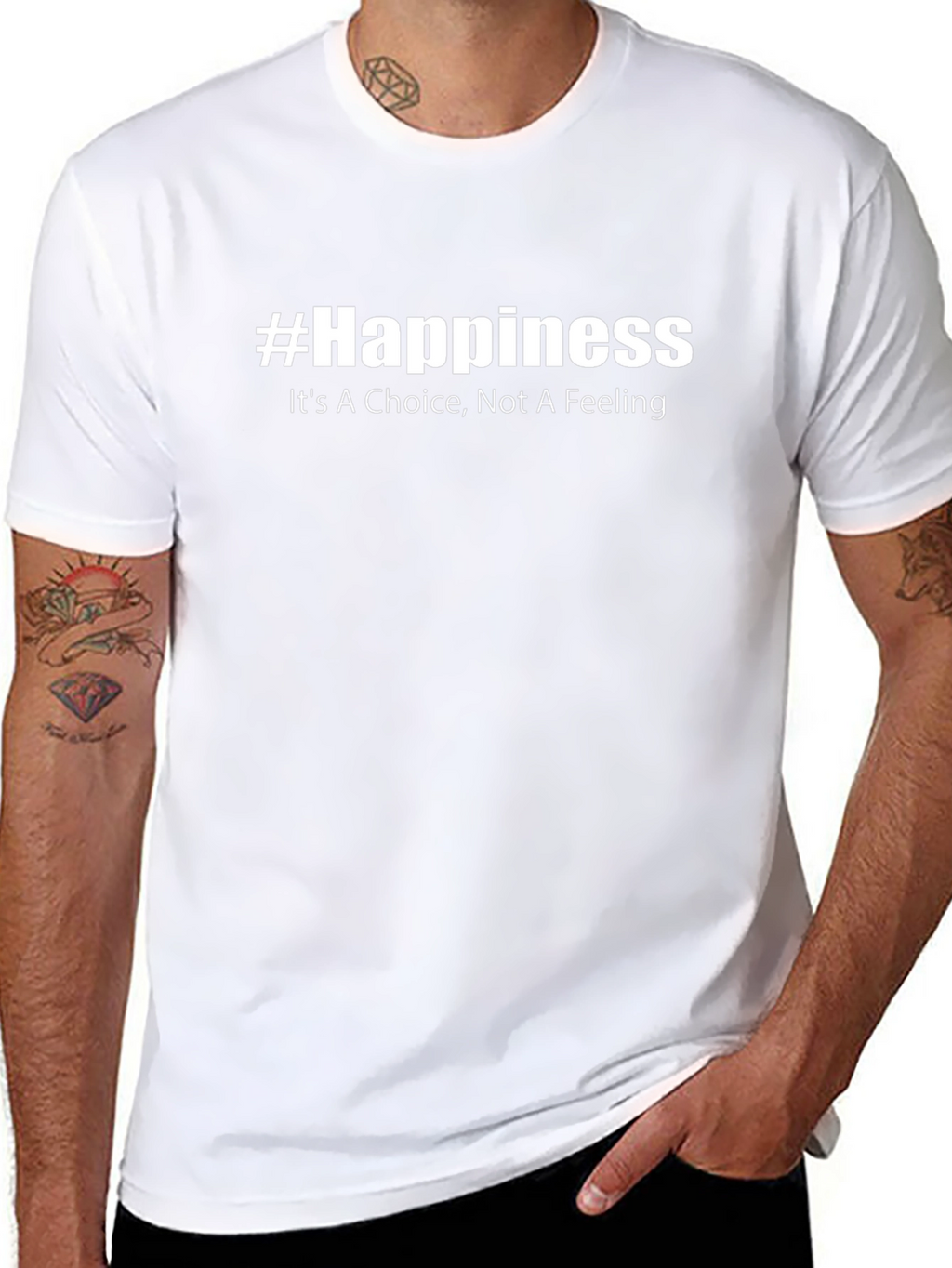 #Happiness Graphic Tee - Choice Not Feeling