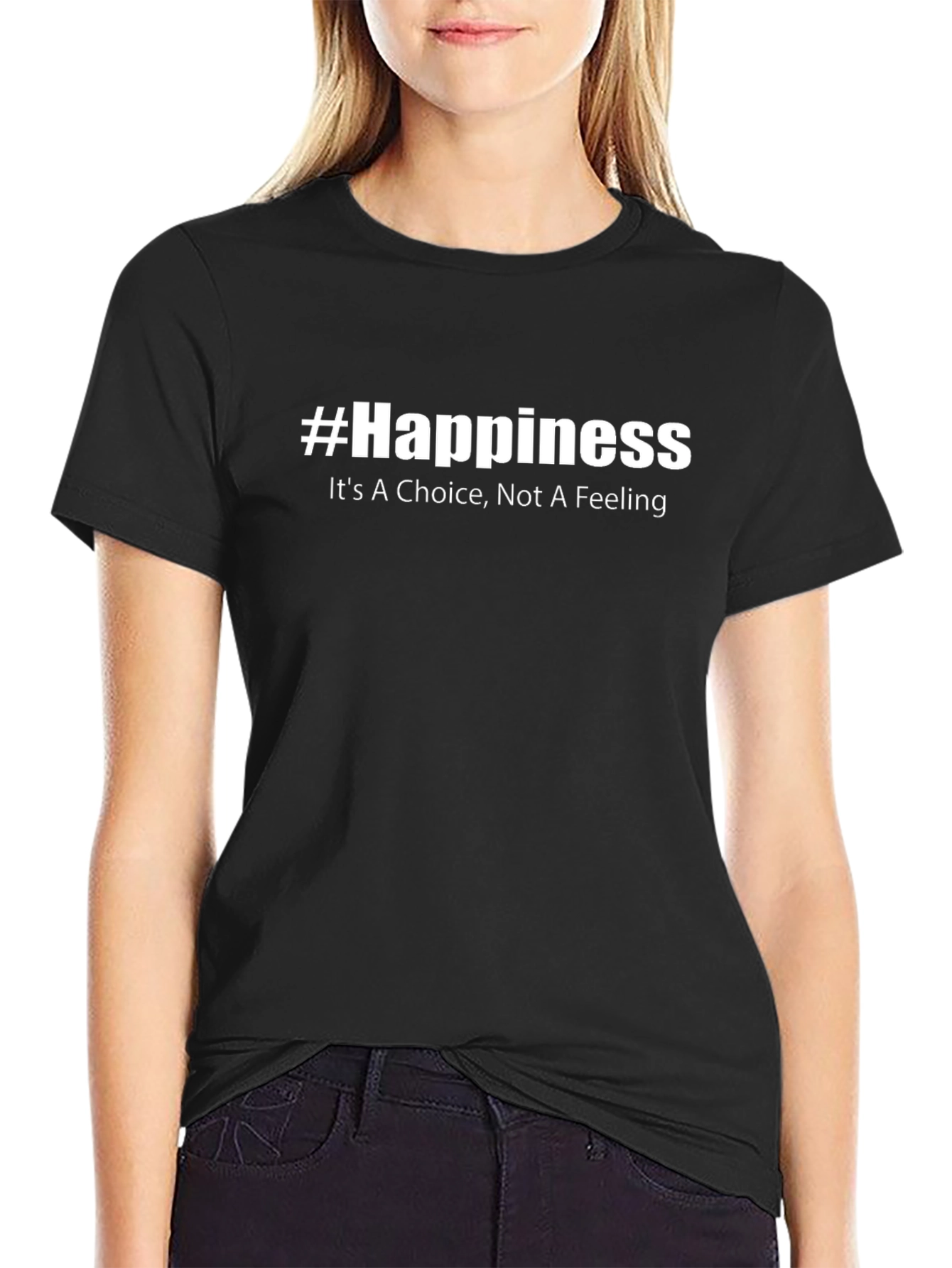 #Happiness Graphic Tee - Choice Not Feeling