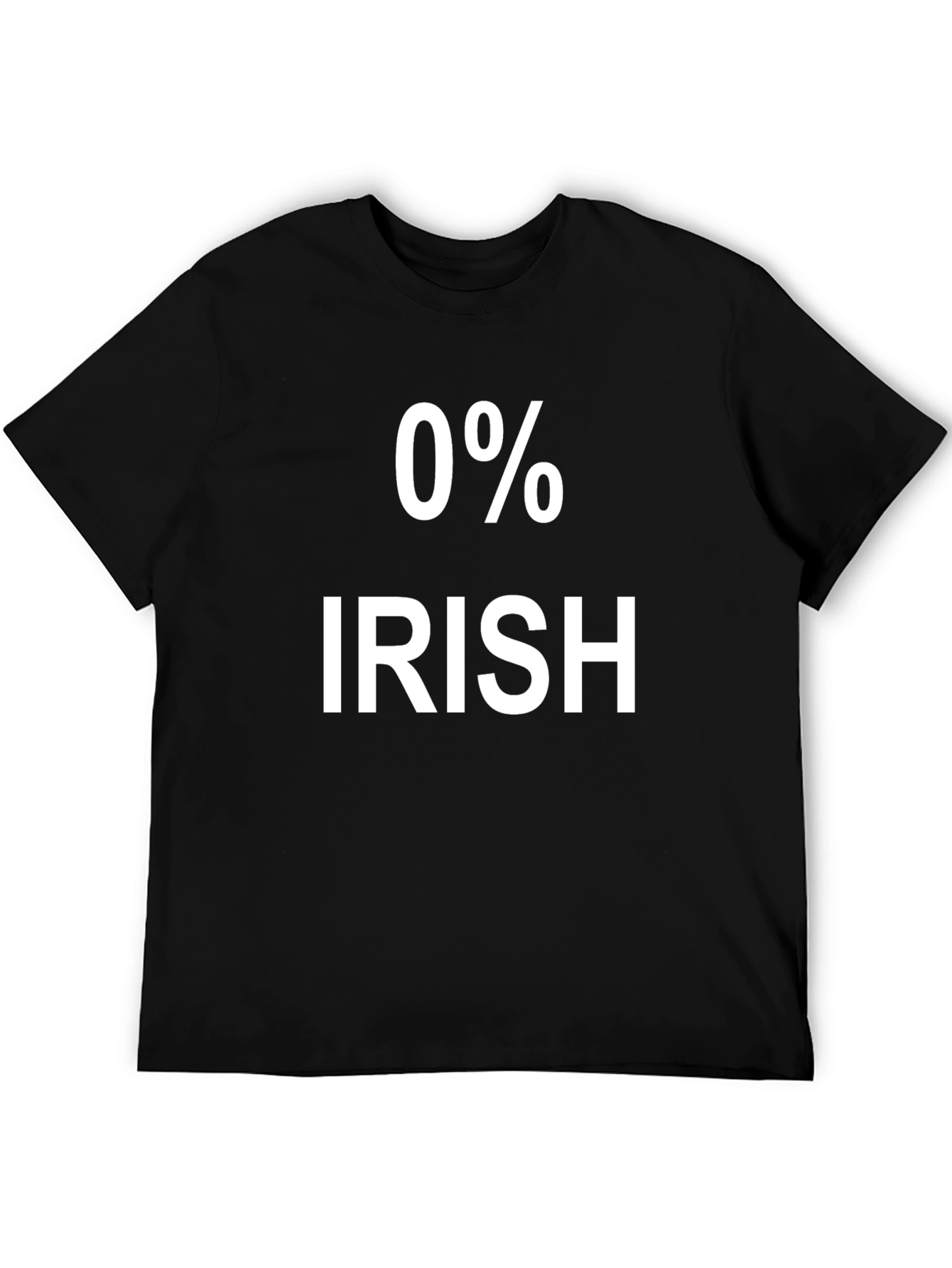 0% Irish Graphic Tee - St. Patricks Day Humor
