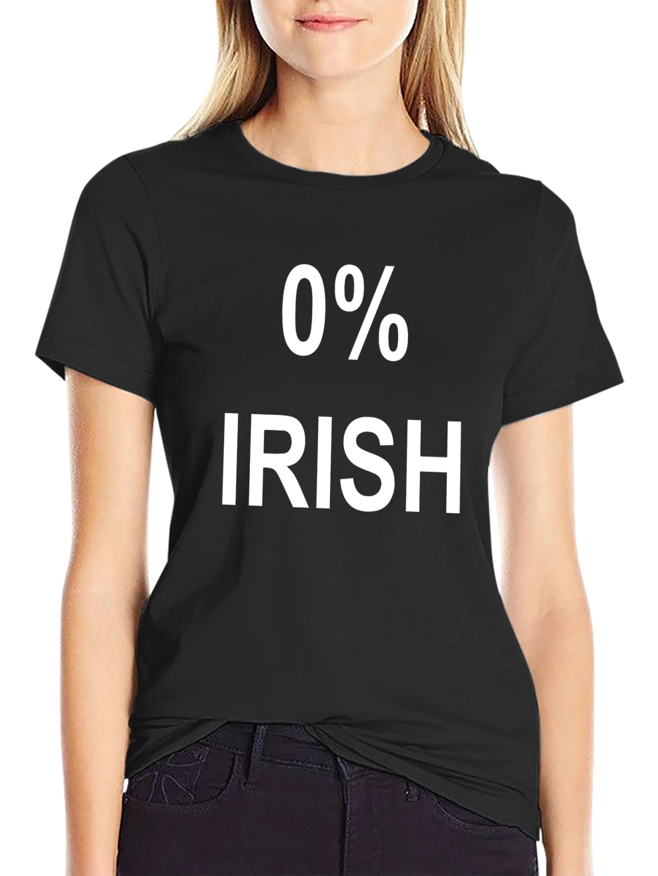 0% Irish Graphic Tee - St. Patricks Day Humor