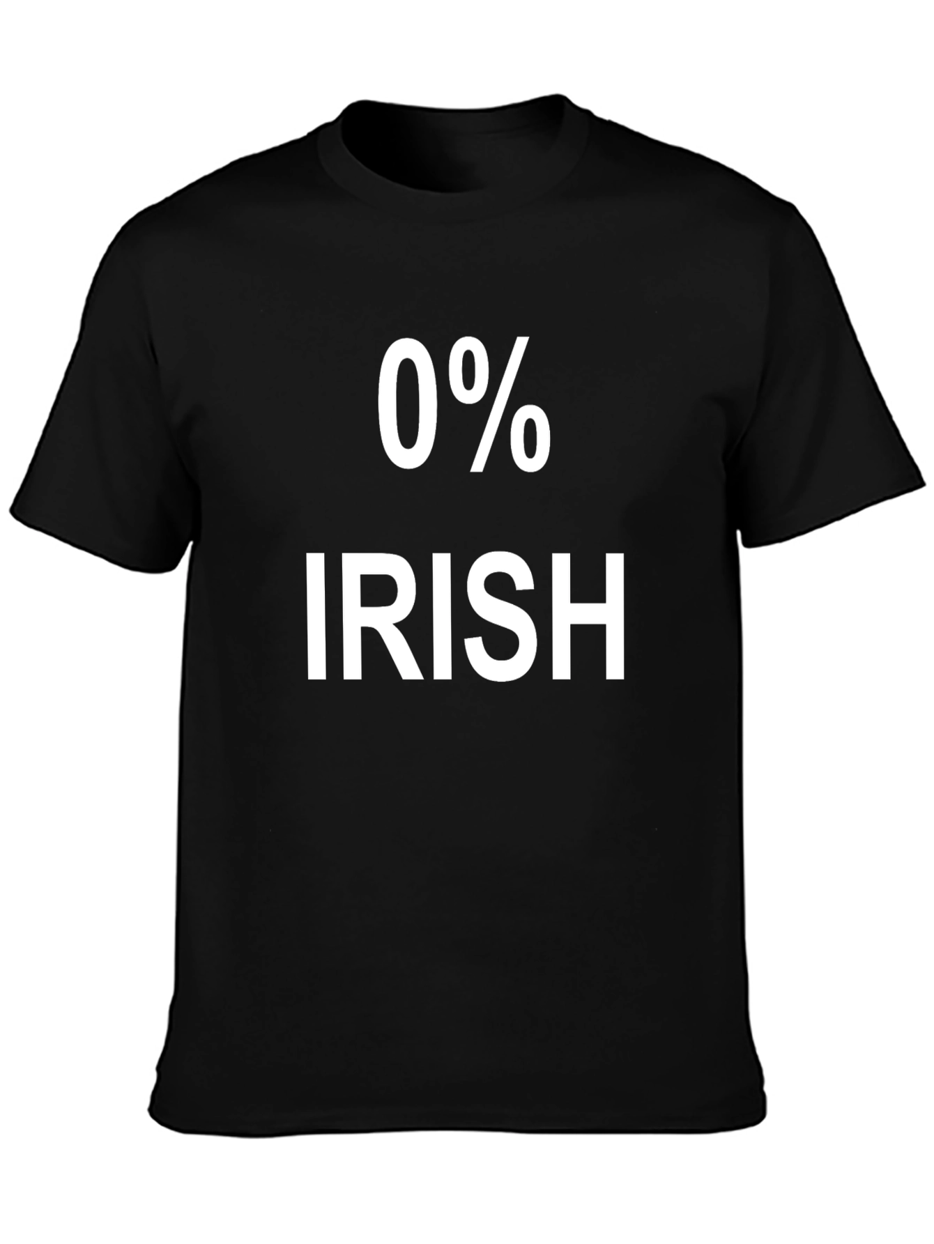 0% Irish Graphic Tee - St. Patricks Day Humor