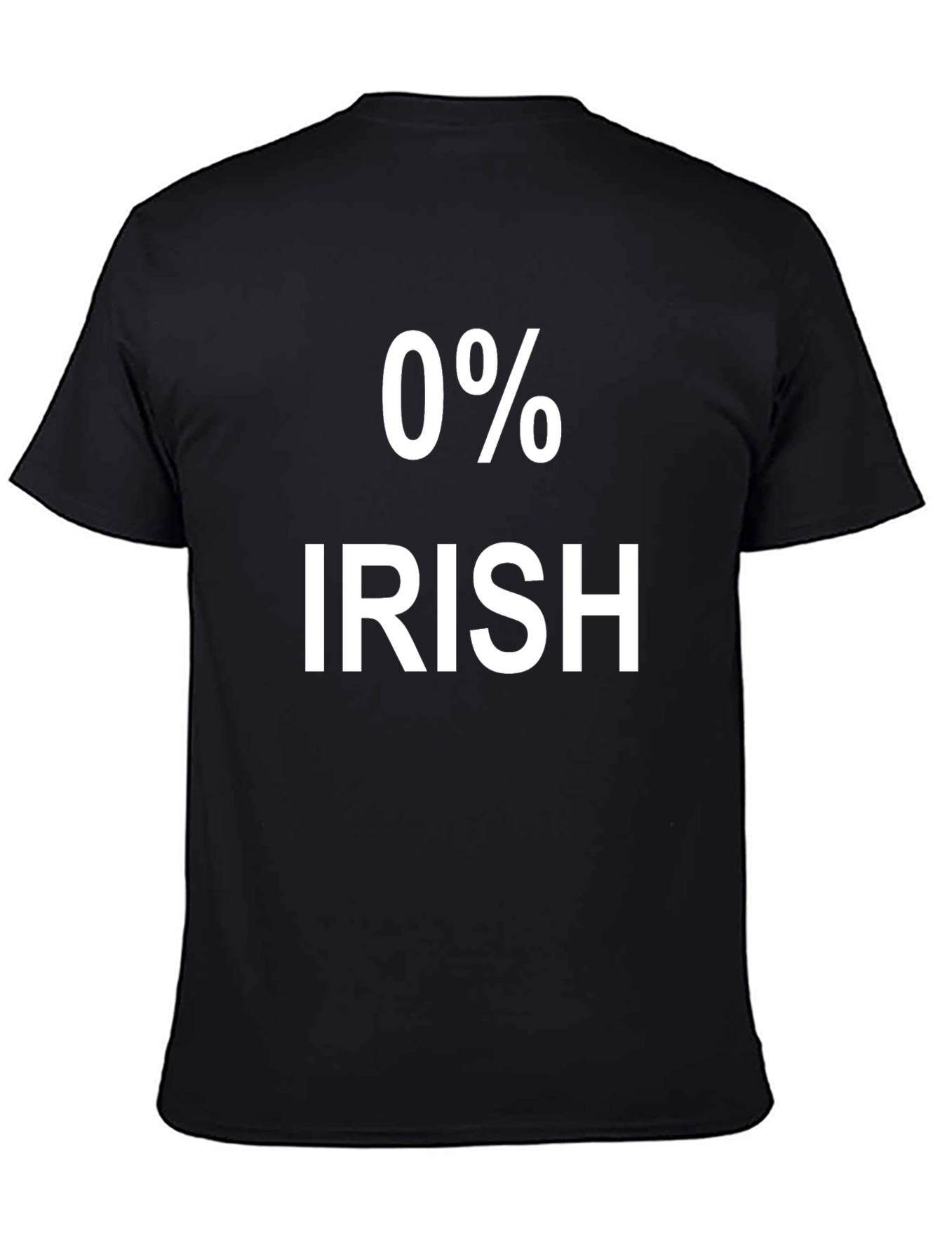 0% Irish Graphic Tee - St. Patricks Day Humor