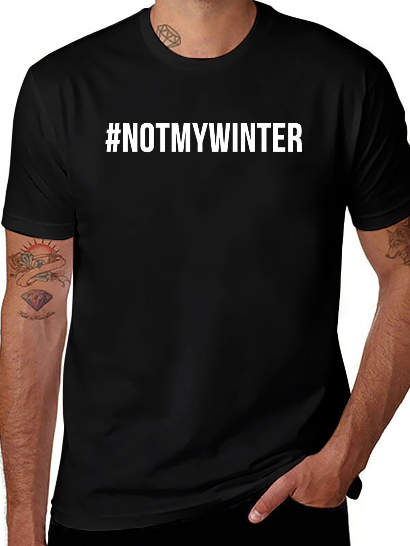 #NOTMYWINTER Graphic Tee -  Stylish & Comfortable