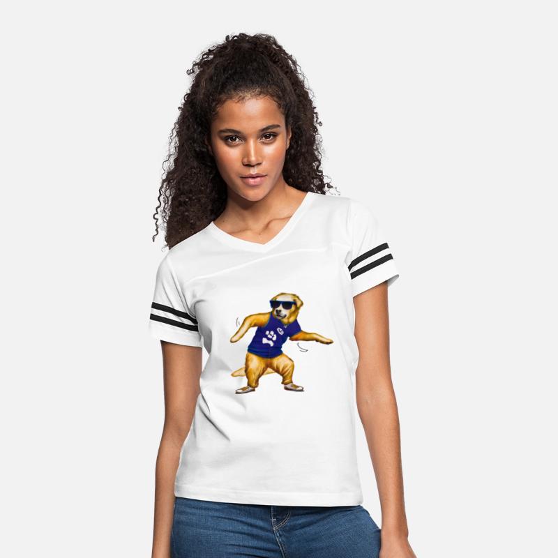 a best golden retriever dog dancing hip hop