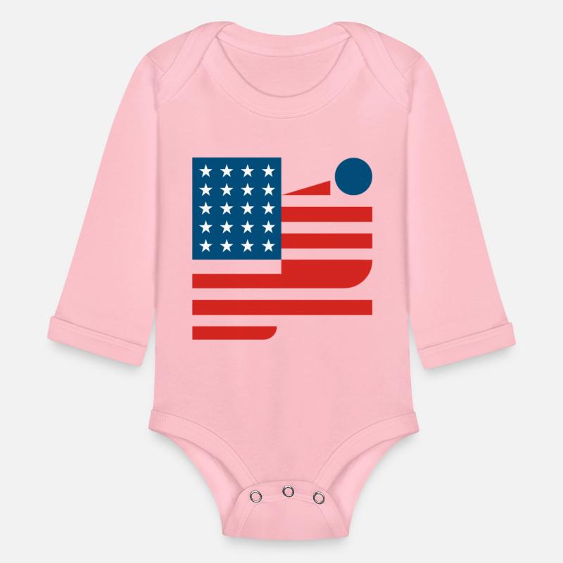 Abstract American Flag Art Design modernism