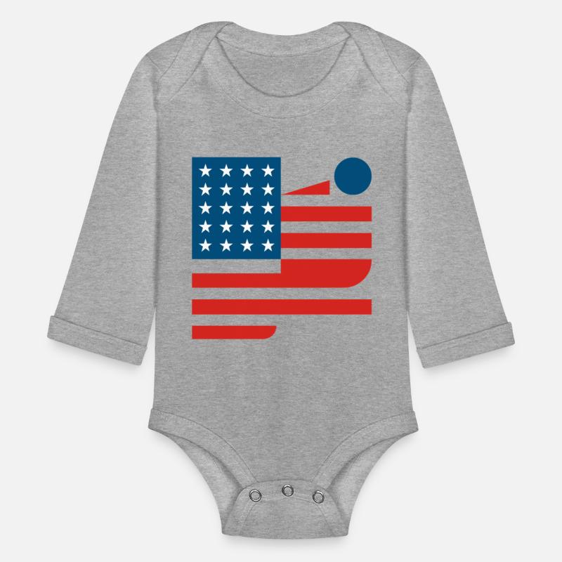 Abstract American Flag Art Design modernism