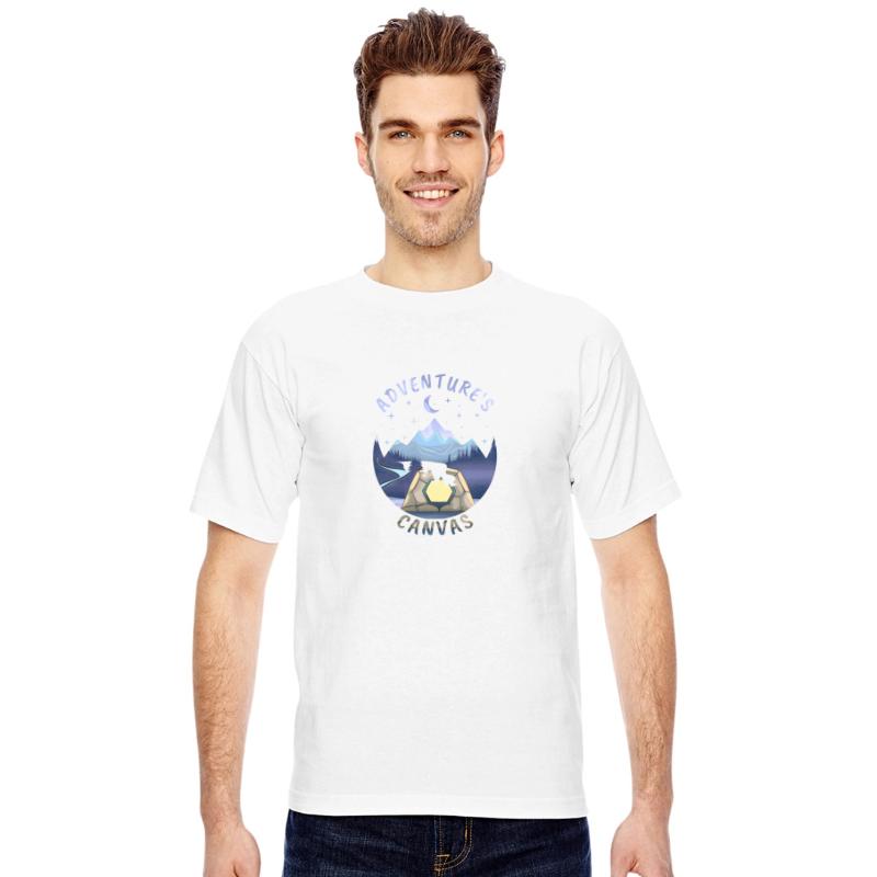 Adventure's Canvas Camping Tent Mountain Cut Out