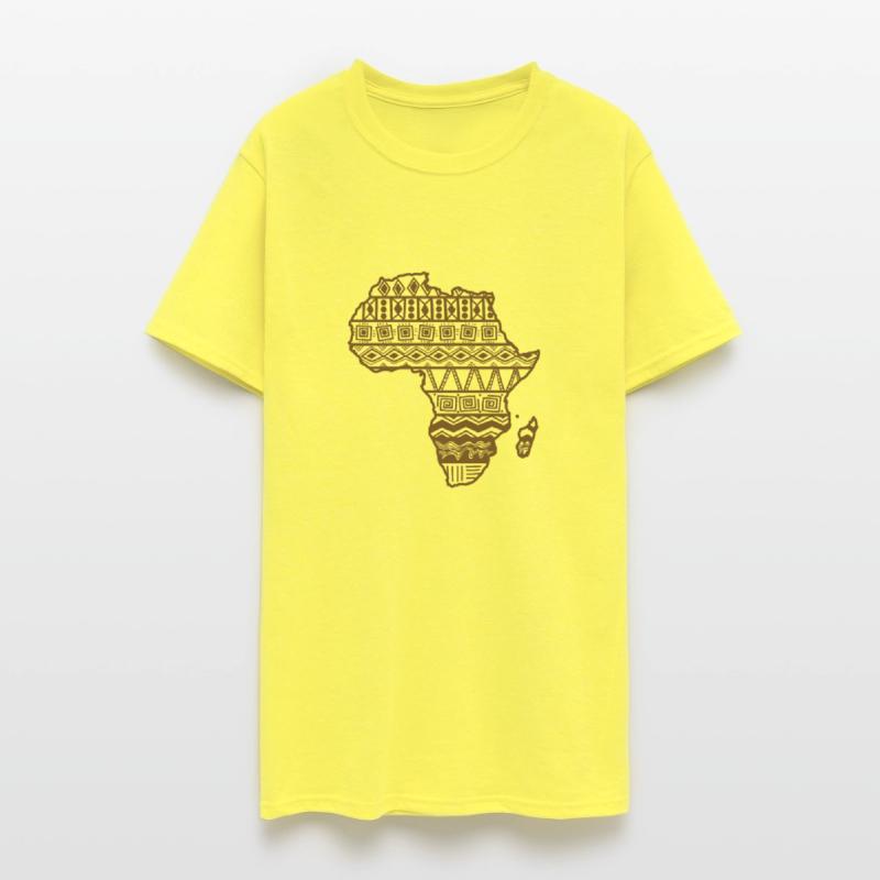 Africa Outline Map Pattern Continent Map