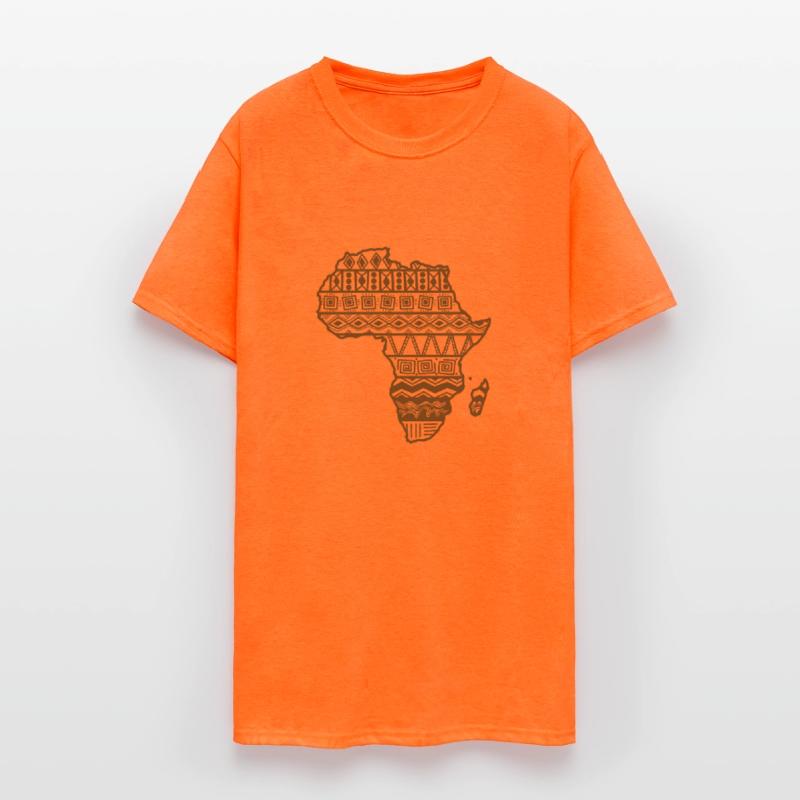 Africa Outline Map Pattern Continent Map