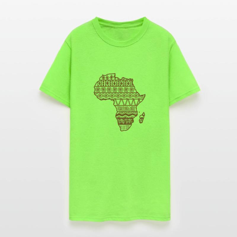 Africa Outline Map Pattern Continent Map