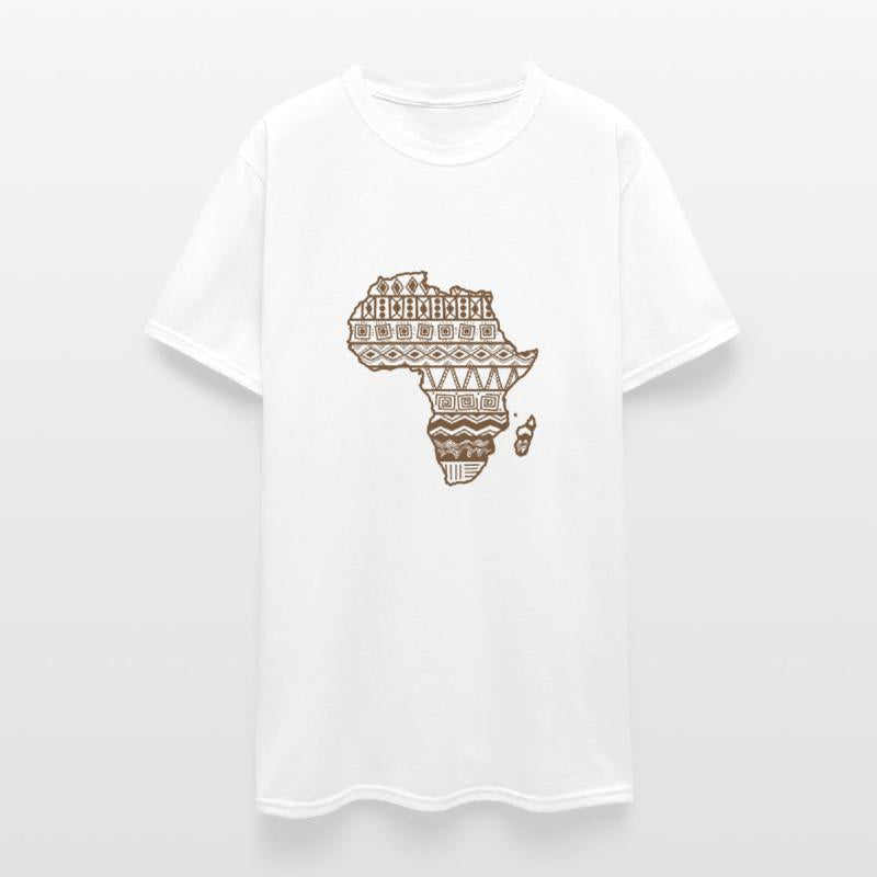 Africa Outline Map Pattern Continent Map