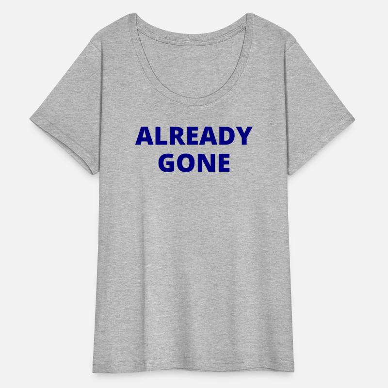 Already Gone (navy blue letters version)