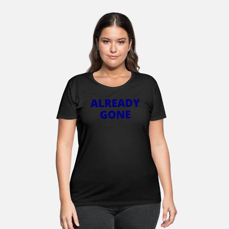 Already Gone (navy blue letters version)
