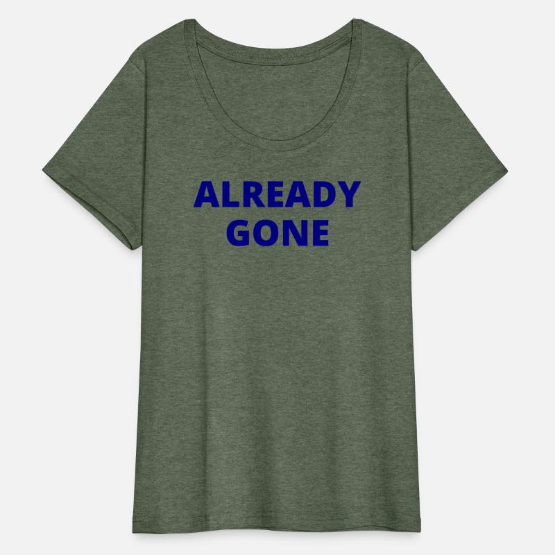 Already Gone (navy blue letters version)