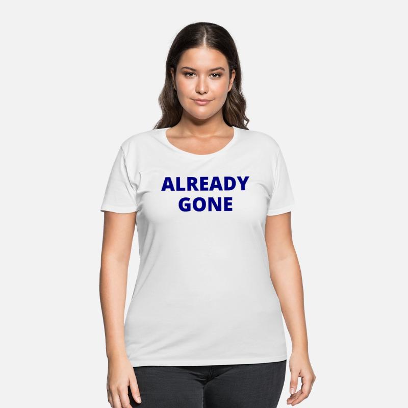 Already Gone (navy blue letters version)