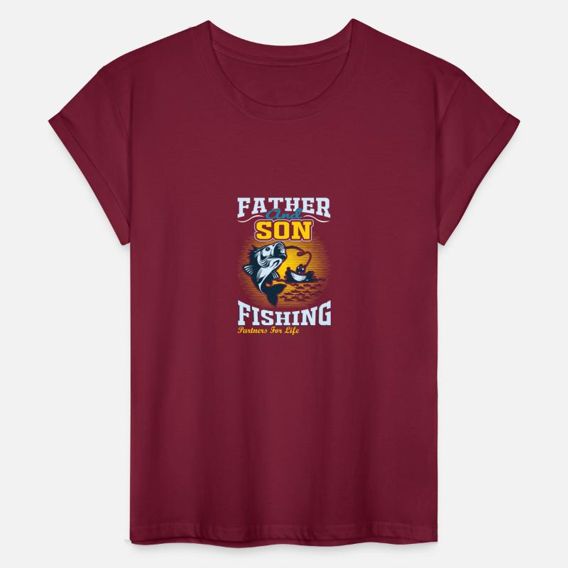 American Father and son fishing partners for life