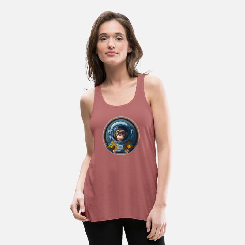 An Astronaut monkey circular design