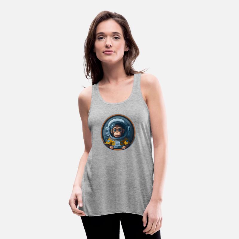 An Astronaut monkey circular design