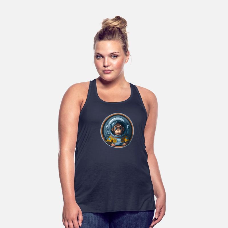 An Astronaut monkey circular design