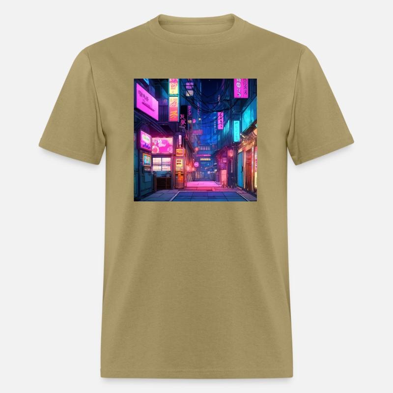 Anime-Inspired Tokyo Street Digital Art - Vibrant