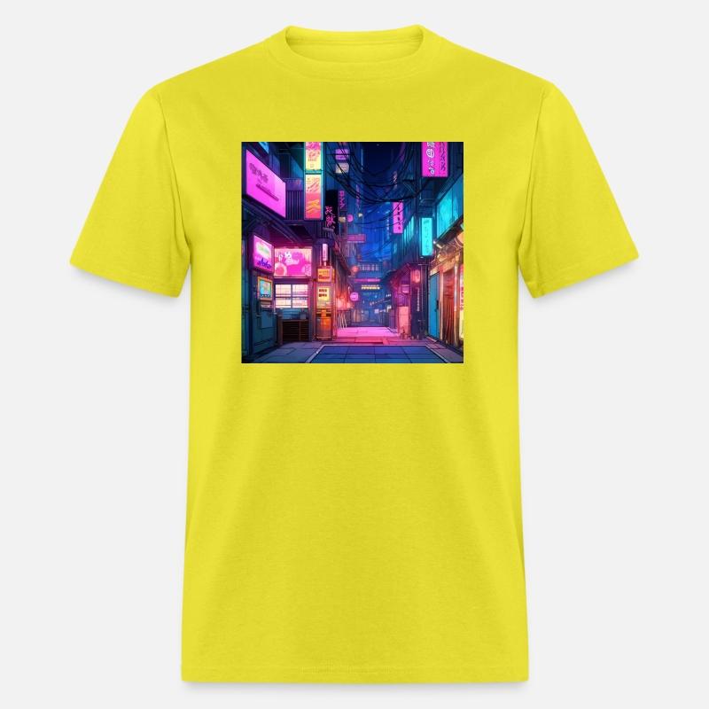 Anime-Inspired Tokyo Street Digital Art - Vibrant