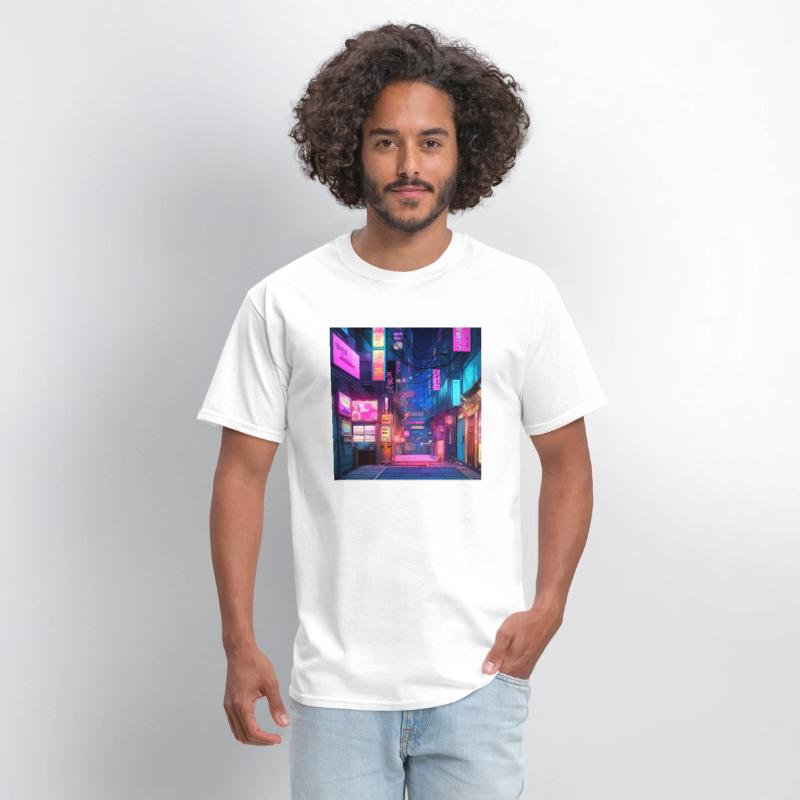 Anime-Inspired Tokyo Street Digital Art - Vibrant