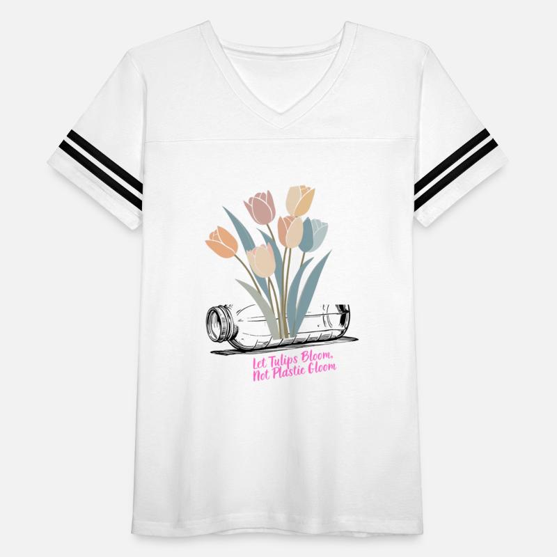 Anti Plastic Gloom Eco Floral Message Tee Art