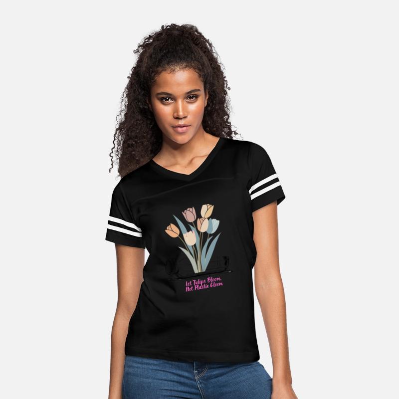 Anti Plastic Gloom Eco Floral Message Tee Art