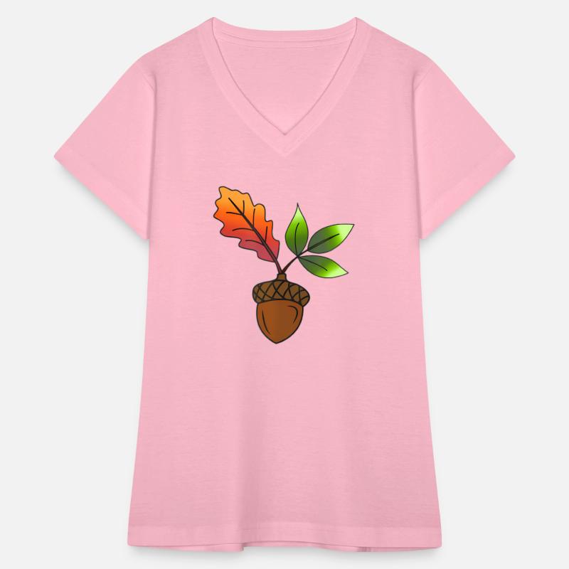 Autumn Leaves and Acorns Fall for Women