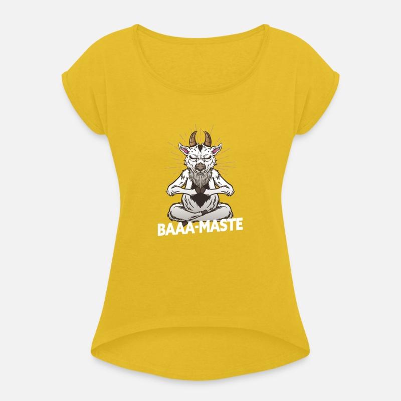 Baaa Maste Goat Yoga Namaste Spiritual Meditating