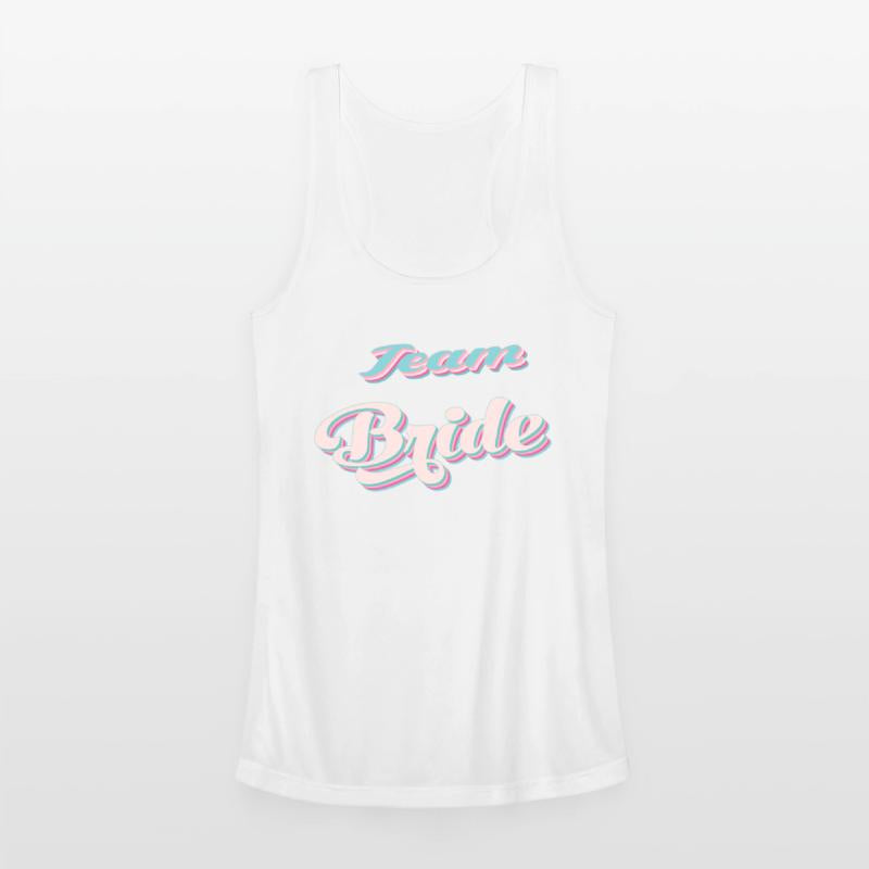 Bachelorette party team bride coul retro pink