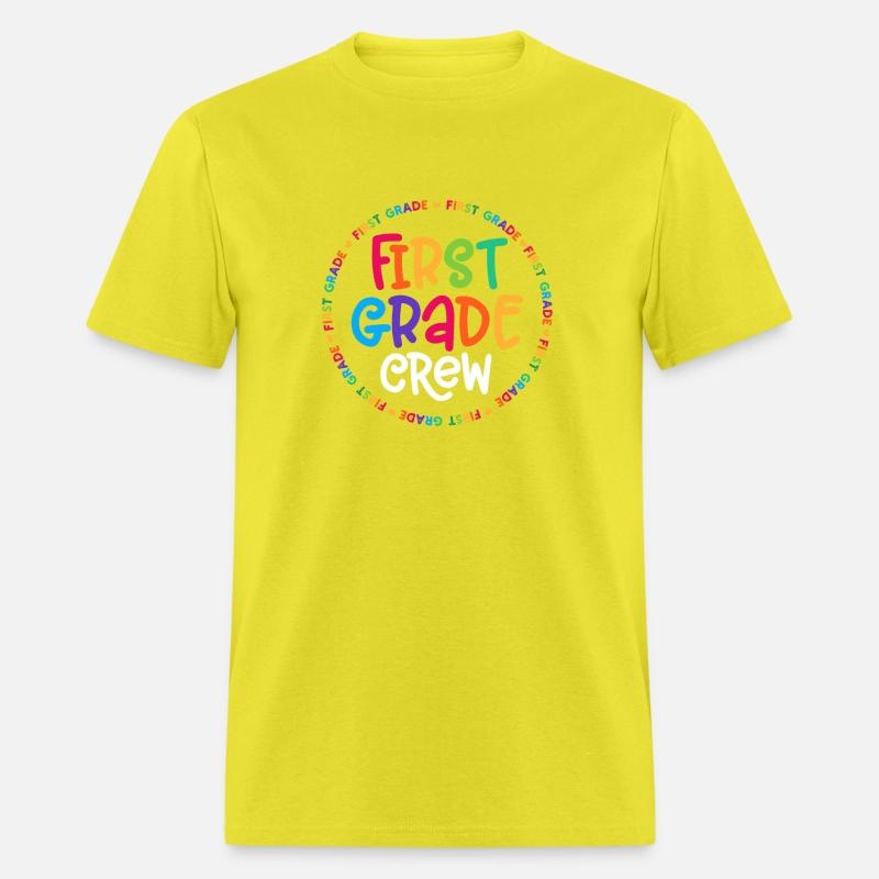 Back To School First Grade Crew Tshirt 1st Grade