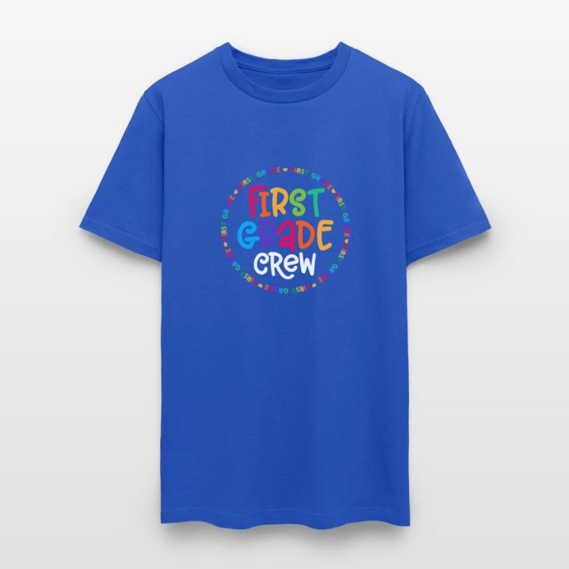 Back To School First Grade Crew Tshirt 1st Grade