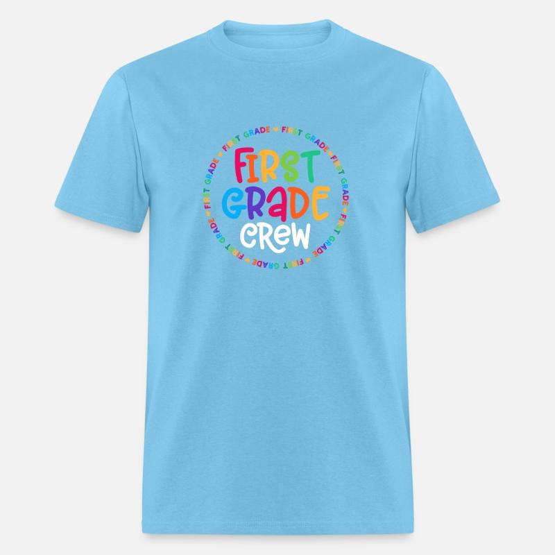 Back To School First Grade Crew Tshirt 1st Grade