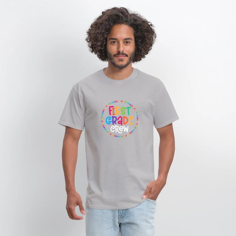 Back To School First Grade Crew Tshirt 1st Grade