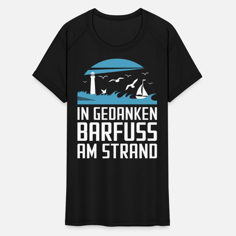 Baltic Sea Coast Barefoot On The Beach