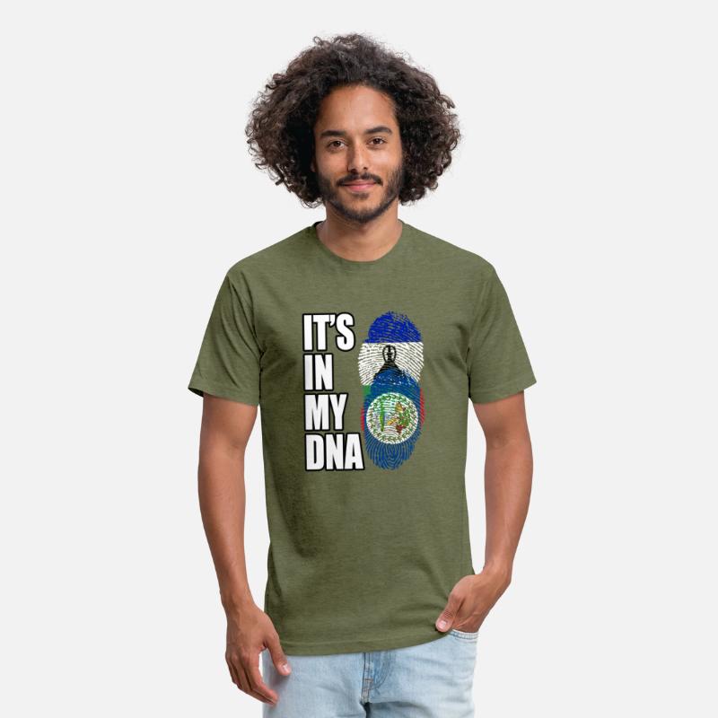 Basotho And Belizean Mix Heritage DNA Flag