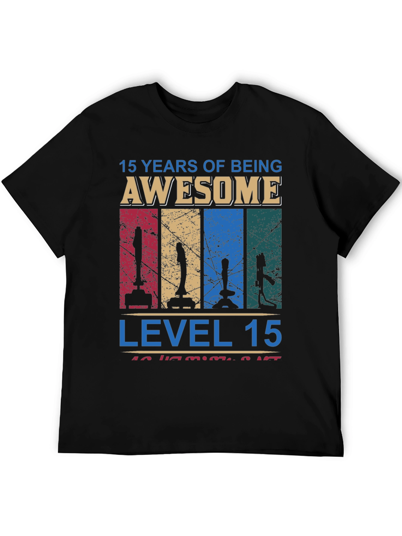 15 Years of Being Awesome Gamer T-Shirt