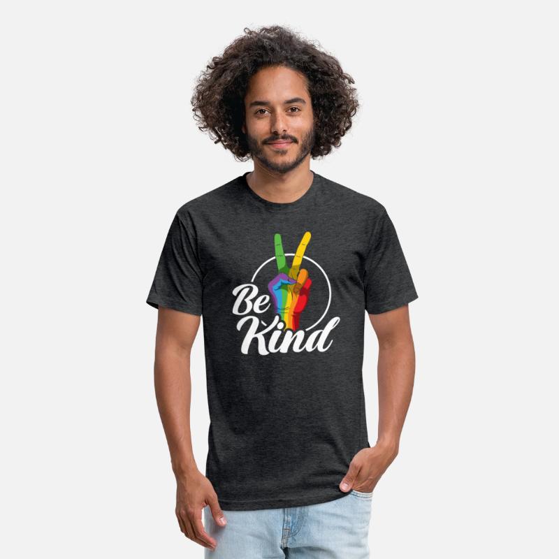 Be Kind LGBTQ Peace Sign Rainbow